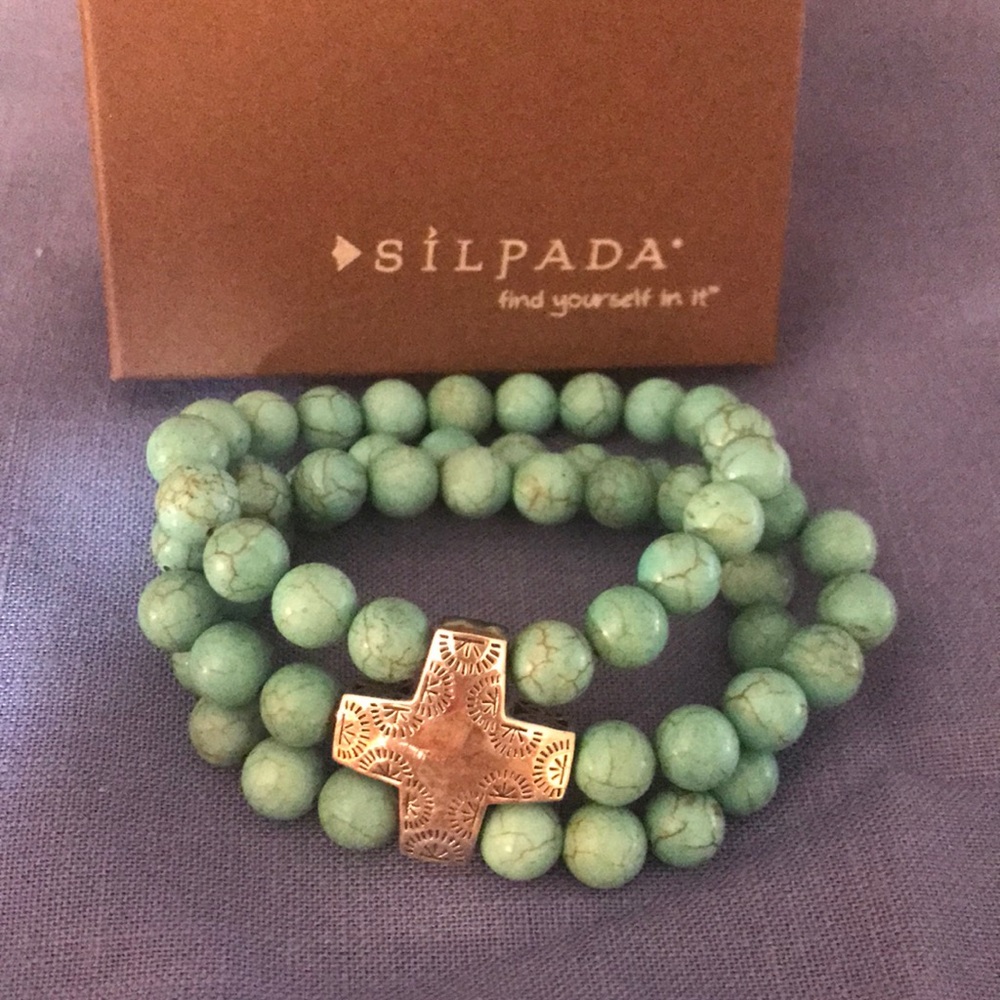Silpada stretch bracelet